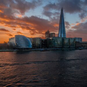 London at dawn